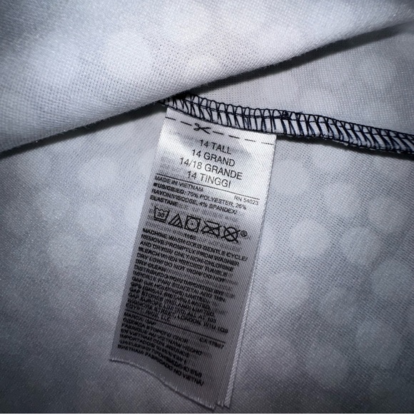 Women's Gap Fit and Flare Polka Dot Dress  - Size 14 Tall - Picture 10 of 10